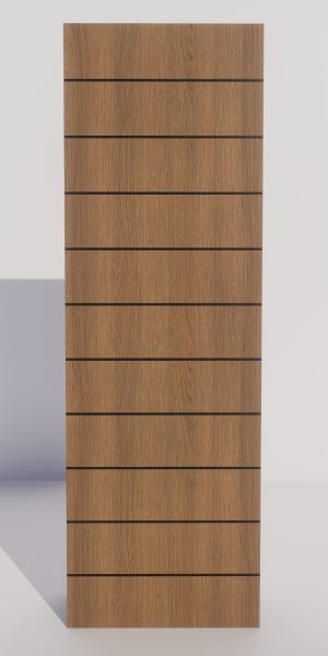 Groove series fiberglass door for modern homes